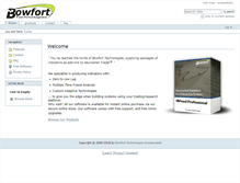 Tablet Screenshot of bowfort.com